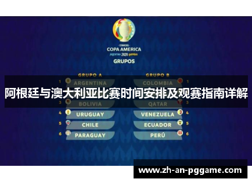 阿根廷与澳大利亚比赛时间安排及观赛指南详解